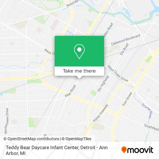 Mapa de Teddy Bear Daycare Infant Center