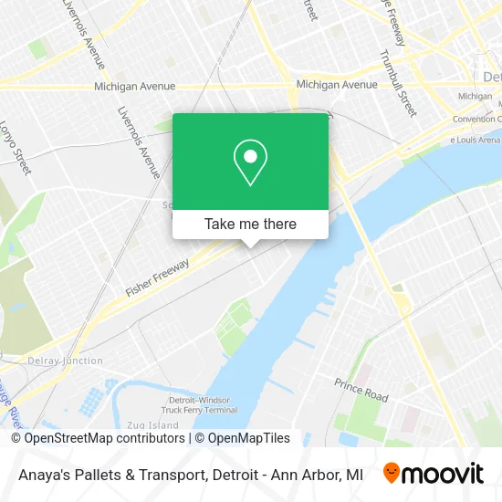Mapa de Anaya's Pallets & Transport