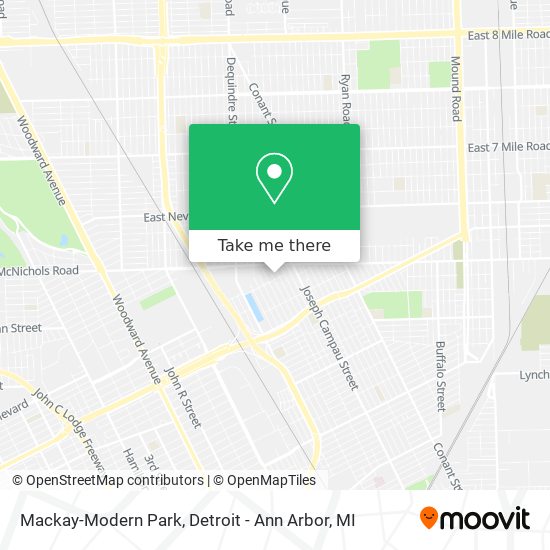 Mackay-Modern Park map