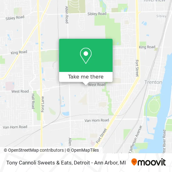 Tony Cannoli Sweets & Eats map