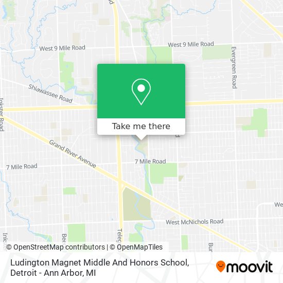 Ludington Magnet Middle And Honors School map