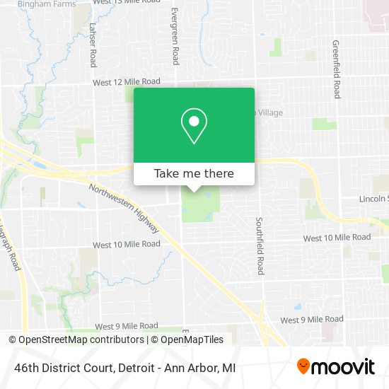 Mapa de 46th District Court