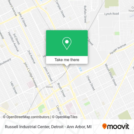 Russell Industrial Center map