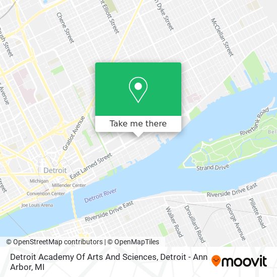 Detroit Academy Of Arts And Sciences map