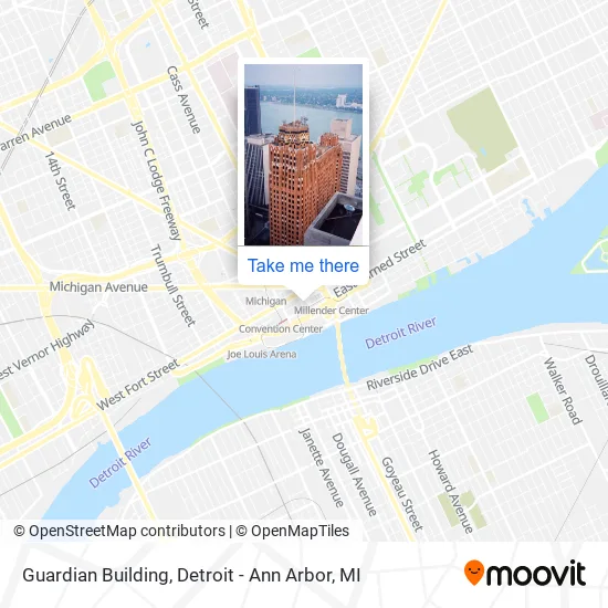 Guardian Building map