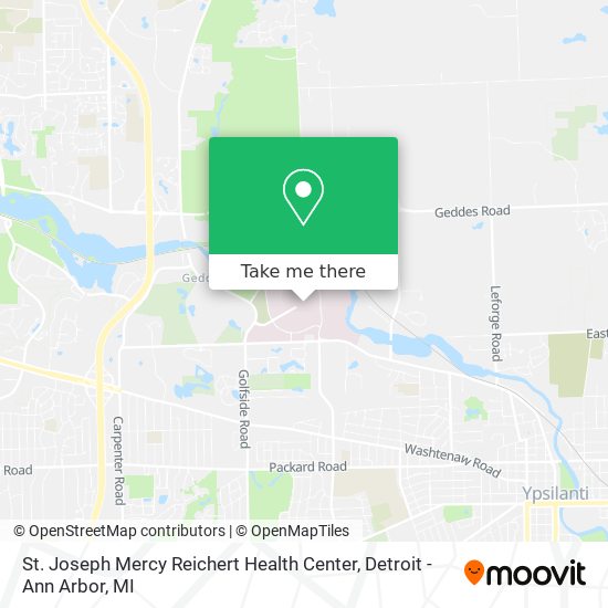 St. Joseph Mercy Reichert Health Center map