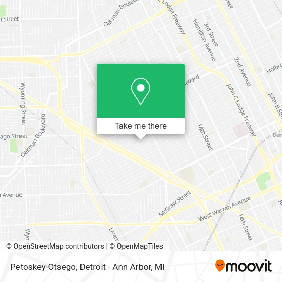 Petoskey-Otsego map
