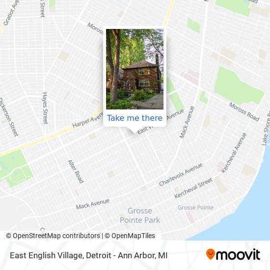 Mapa de East English Village