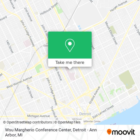 Mapa de Wsu Margherio Conference Center