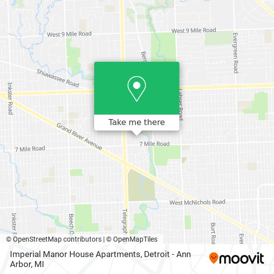 Imperial Manor House Apartments map