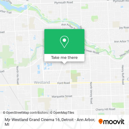 Mjr Westland Grand Cinema 16 map