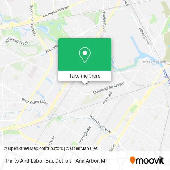 Parts And Labor Bar map