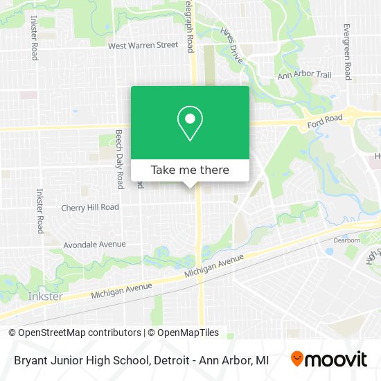 Mapa de Bryant Junior High School