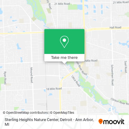 Mapa de Sterling Heights Nature Center