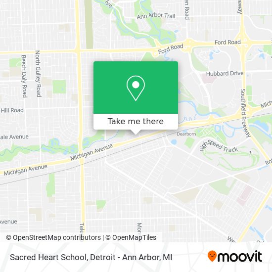 Mapa de Sacred Heart School