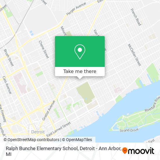 Ralph Bunche Elementary School map