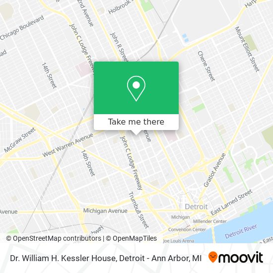 Dr. William H. Kessler House map