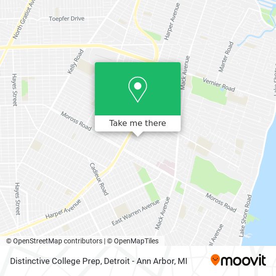 Mapa de Distinctive College Prep