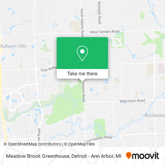 Mapa de Meadow Brook Greenhouse