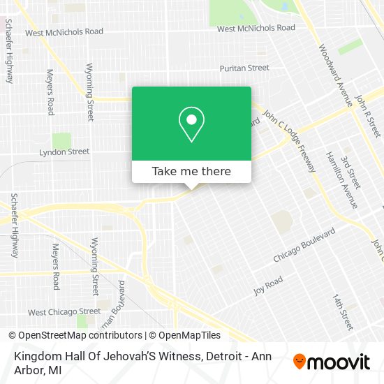 Mapa de Kingdom Hall Of Jehovah’S Witness
