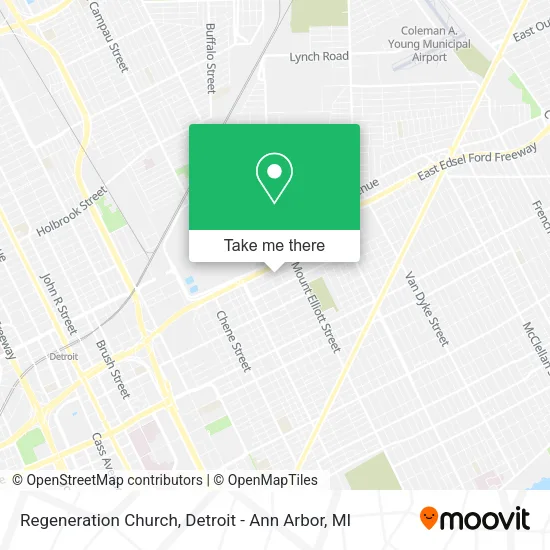 Regeneration Church map