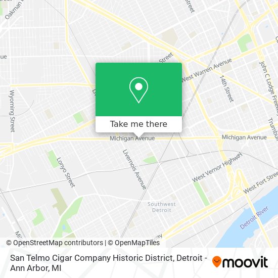 Mapa de San Telmo Cigar Company Historic District
