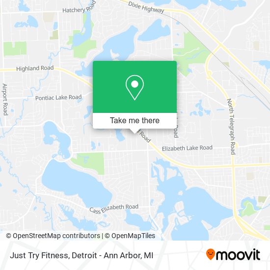 Mapa de Just Try Fitness