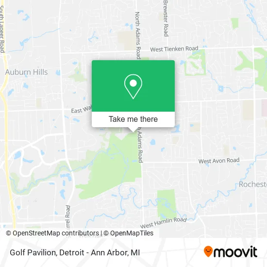 Golf Pavilion map