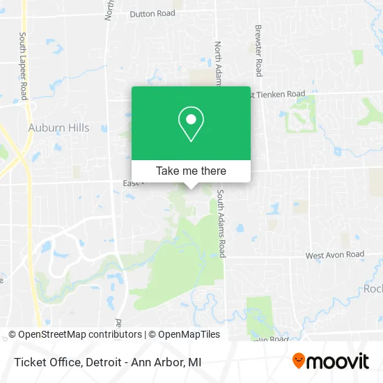 Ticket Office map