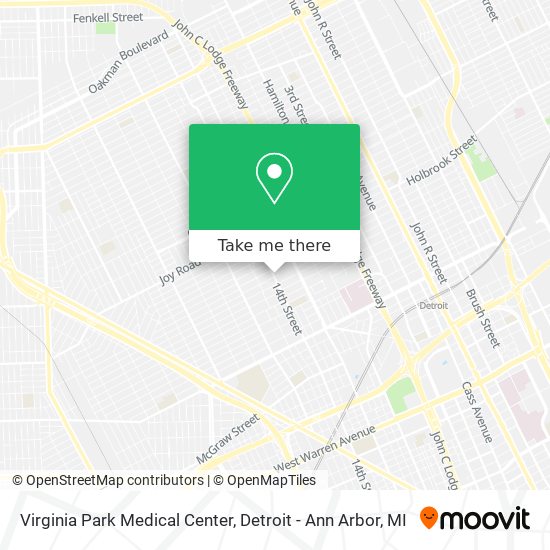 Mapa de Virginia Park Medical Center