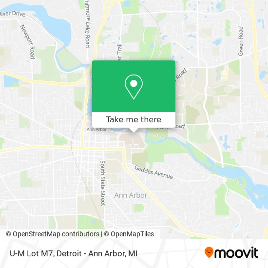 U-M Lot M7 map