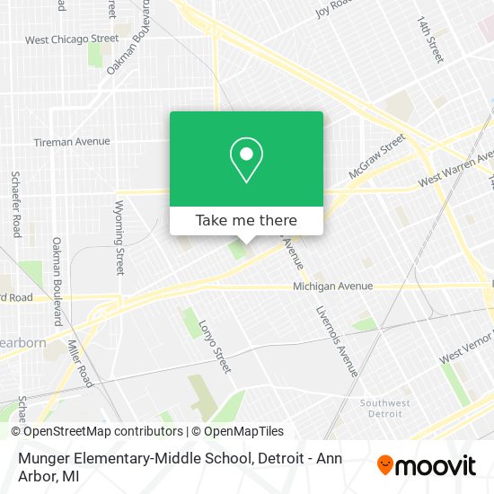 Munger Elementary-Middle School map