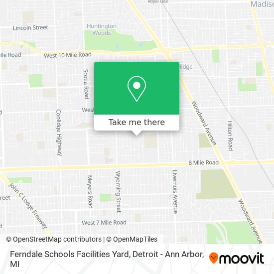 Ferndale Schools Facilities Yard map