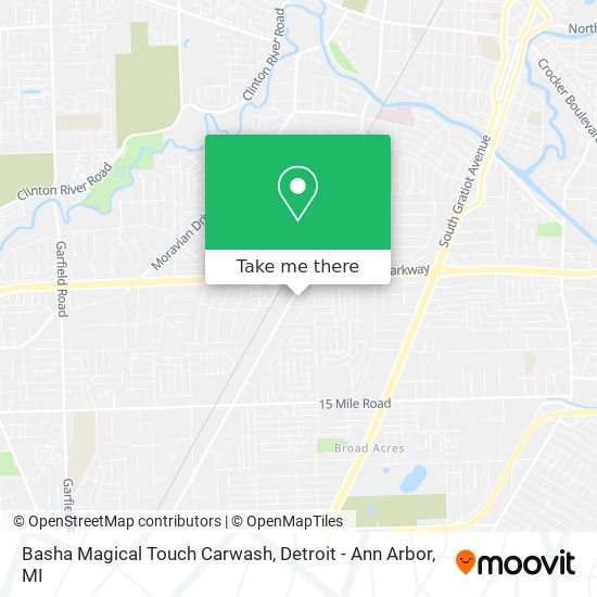 Basha Magical Touch Carwash map