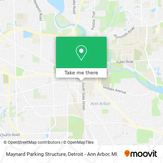 Maynard Parking Structure map