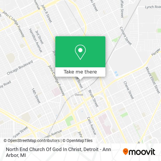Mapa de North End Church Of God In Christ