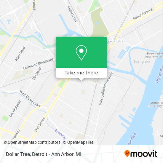 Mapa de Dollar Tree
