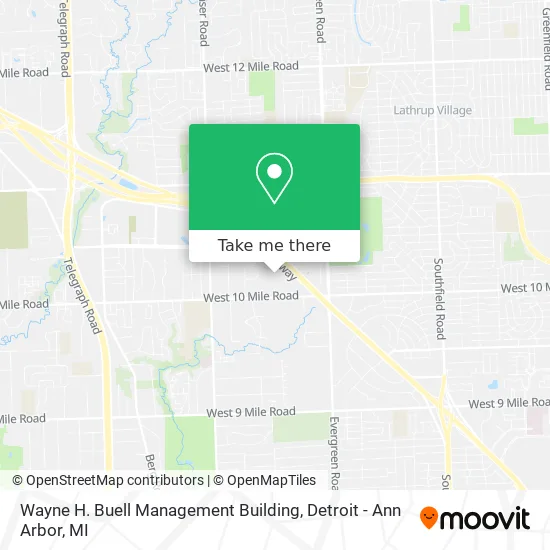 Wayne H. Buell Management Building map