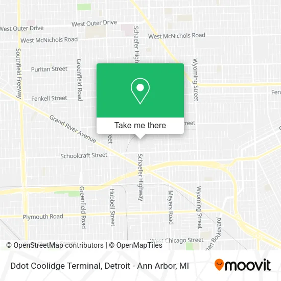 Ddot Coolidge Terminal map
