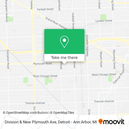 Division & New Plymouth Ave map