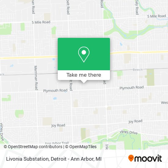 Livonia Substation map