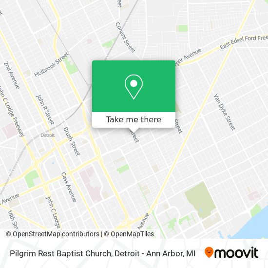 Mapa de Pilgrim Rest Baptist Church