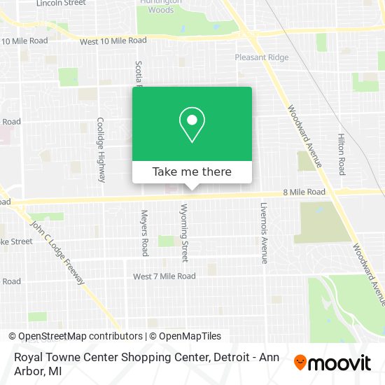 Mapa de Royal Towne Center Shopping Center