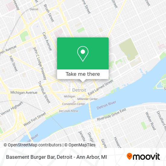 Basement Burger Bar map