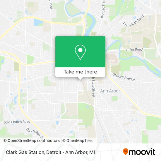 Mapa de Clark Gas Station