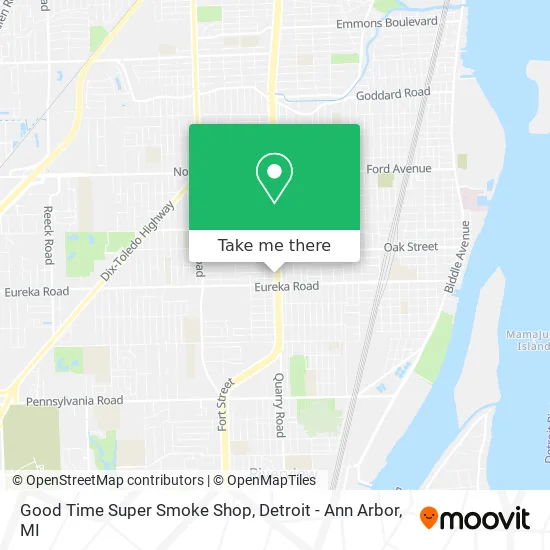Good Time Super Smoke Shop map
