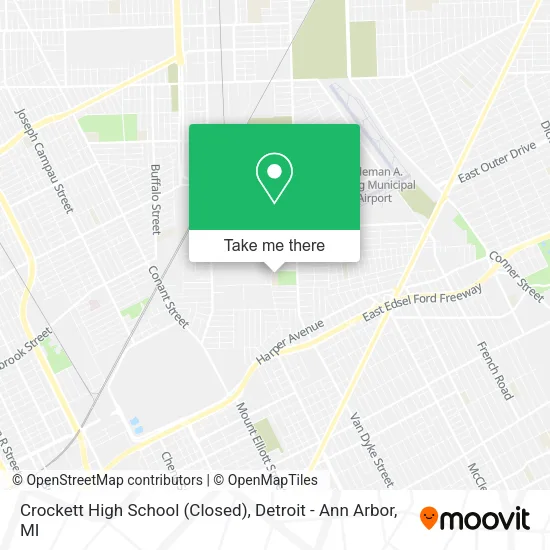 Crockett High School (Closed) map