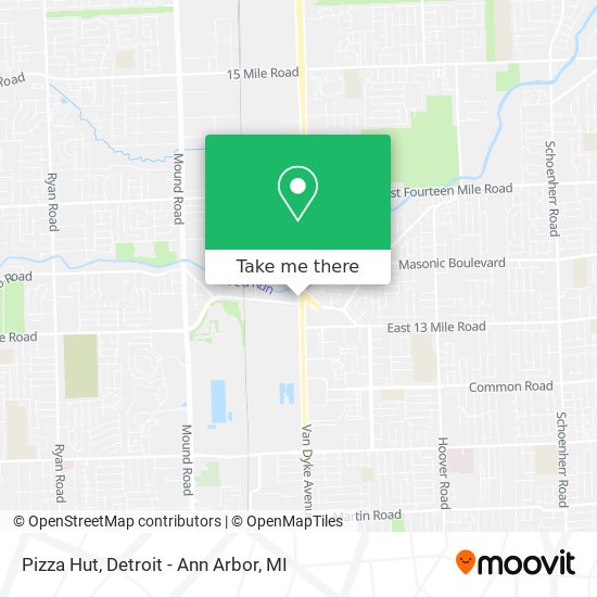 Mapa de Pizza Hut