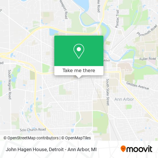 Mapa de John Hagen House