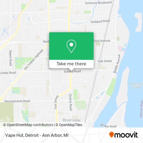 Mapa de Vape Hut